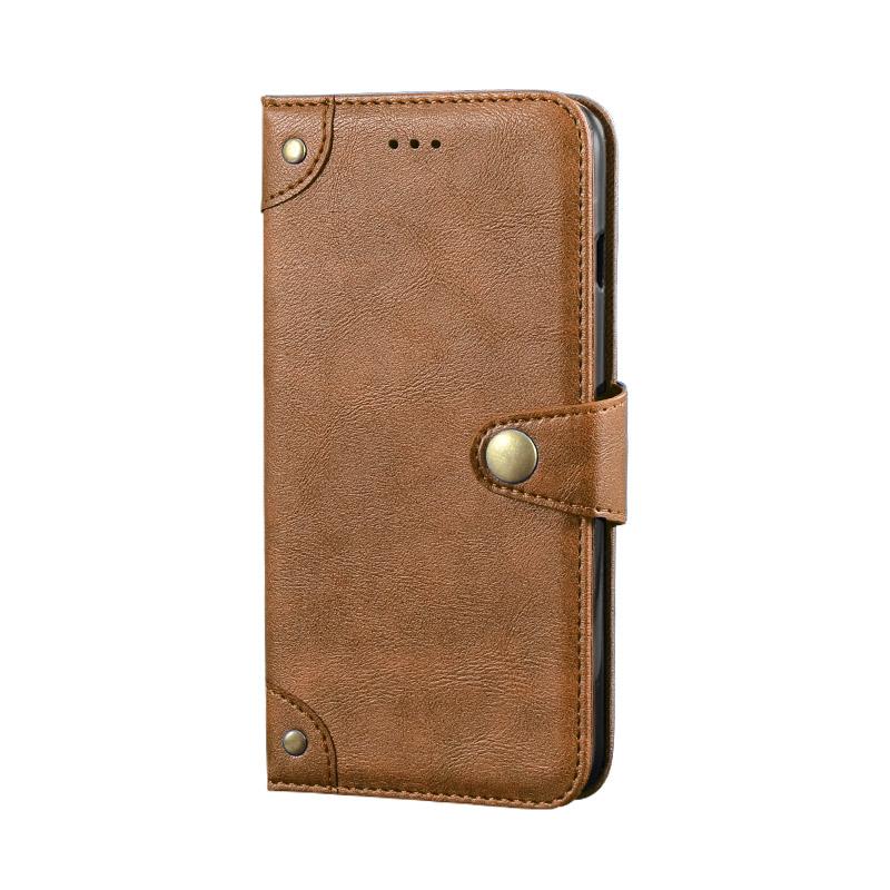 For Cubot Kingkong X Pro Case Metal Buckle Retro Leather Back Case Cover Cubot Kingkong X Pro Phone Accessories