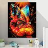 Frame Diy Painting By Numbers For Adults Butterfly Picture On Numbers Acrylic Paint Canvas Painting Starter Kits Diy Gift For Home Decors 40x50