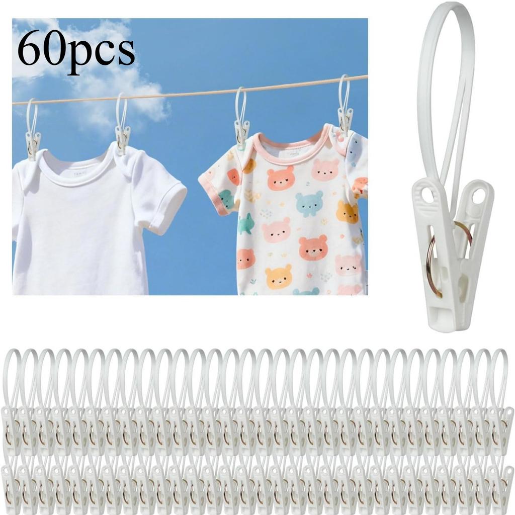 Windproof Clothespins Plastic Laundry Clip Portable Bra Socks Hanger Hook Quilt Clothing Clip Hanging Rope Clothes Peg