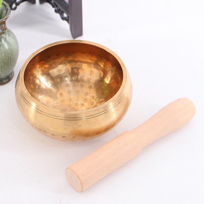 Nepal Buddha Sound Tibetan Singing Bowl - Copper Meditation and Yoga Chime