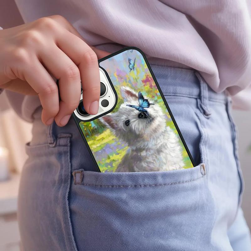 Westie Dog Phone Case For iPhone 17 Air 15 16e 14 13 Pro Max Coque 12 11 Pro Max PLUS cover