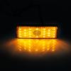 Motorcycle Scooter Moped Rectangle LED Reflector Tail Brake Light Stop Lamp Red