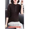 Women S Long Sleeve Pullover Thermal T Shirt For Middle Aged Ladies Autumn