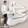 New Women's Warm Sports Shoes Fashion High Top Women's Boots Platform Plush Casual Shoes Outdoor Women's Running Shoes