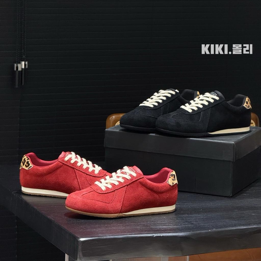 Retro Leopard Print German Training Shoes Women's Ins Tide 2025 Early Autumn New Niche Flat-bottomed Suede Forrest Gump Casual Sports Shoes