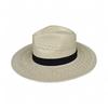 French Retro Beige Wheat Flower Woven Panama Jazz Top Hat For Men And Women Summer Sun Protection Shade Wide Brim Straw Hat