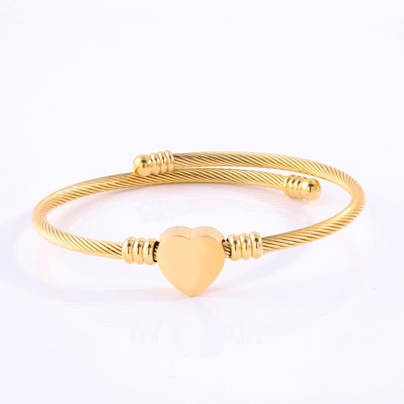 Elastic Love Opening Girl's High-end Exquisite Luxury Bracelet
