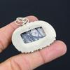 Natural Spider Web Jasper Gemstone Jewelry 925 Sterling Silver Pendant For Girls
