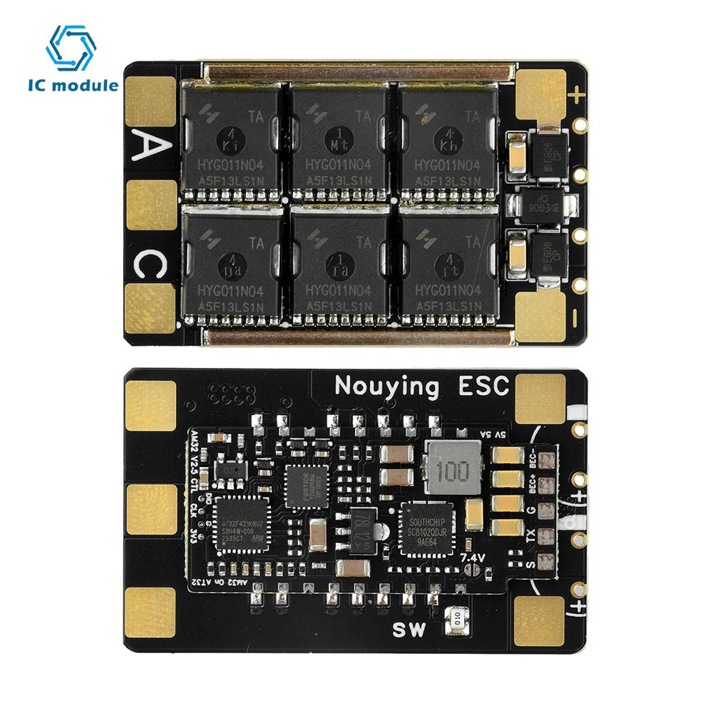 3-8S AM32 120A Brushless ESC with 5.2V/7.2V 4A BEC Brushless Speed Controller for RC Models Drones & High-Power Fans