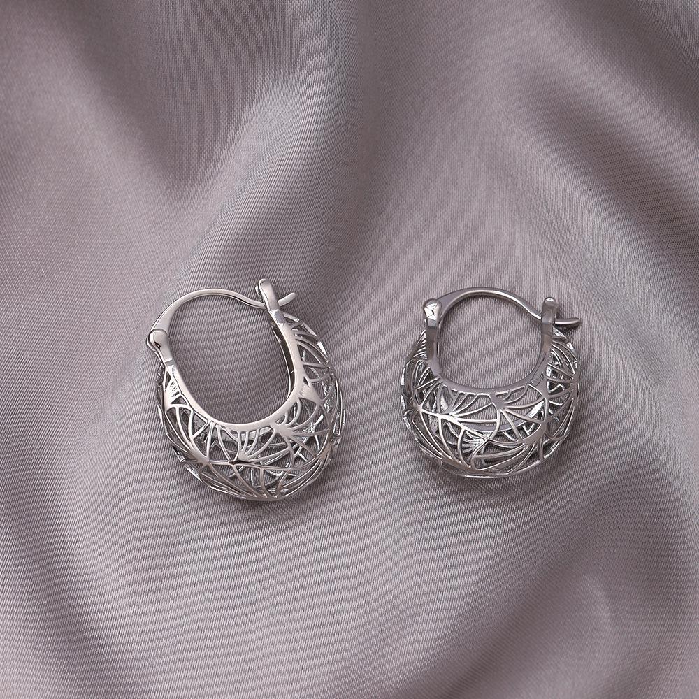 

Vintage Irregular Woven Stud Earrings - Luxury Non-Fading European & American Style