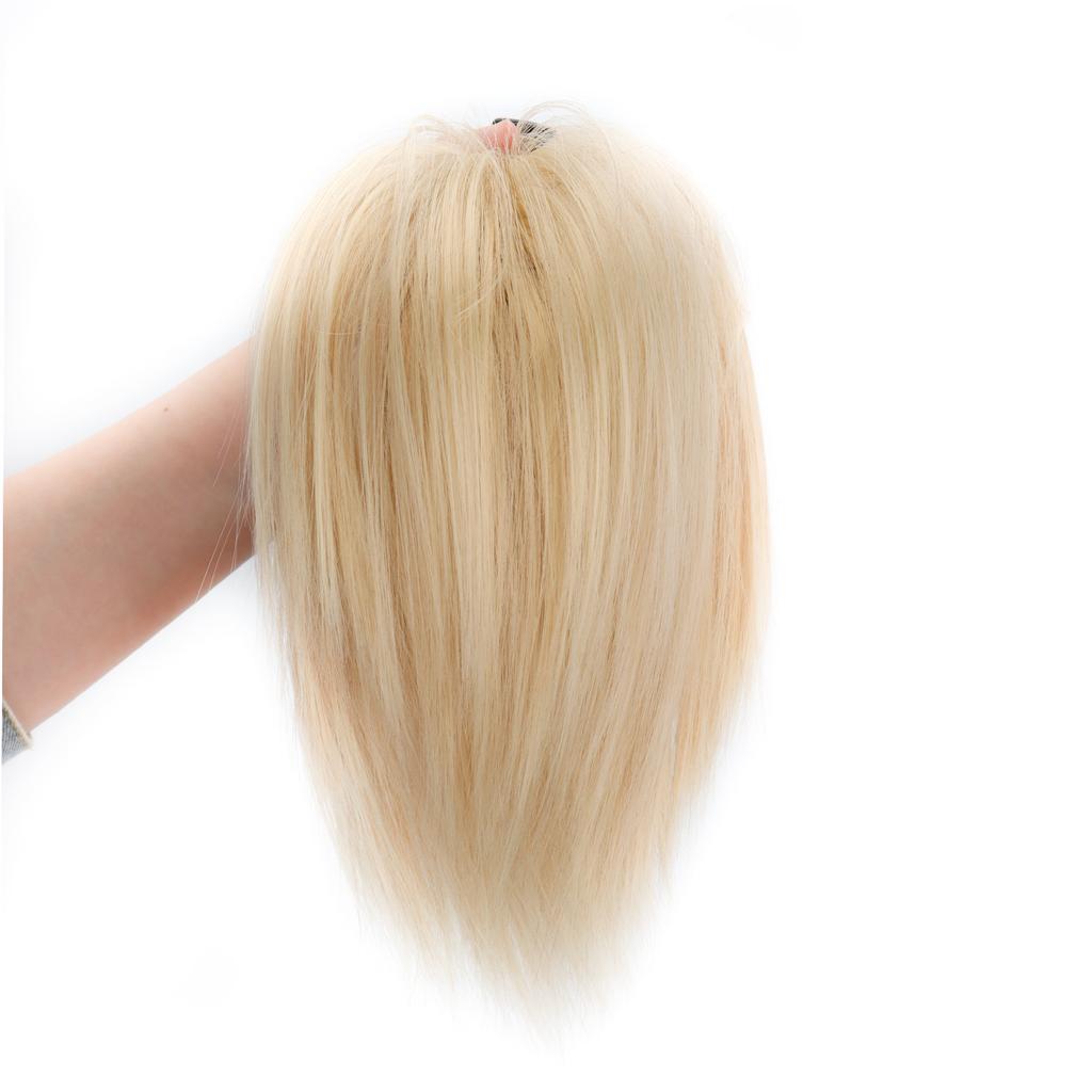 1PC Messy Bun Hair Piece Claw Clip Hair Bun Synthetic Straight Hair Extensions Buns Claw Clip Ponytail Hairpieces Hair Claw Clips For Women