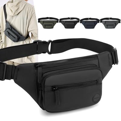 Marsupio da Uomo Idrorepellente Borsa a Tracolla da Spalla per Sport all'Aria Aperta Borsa da Petto