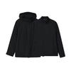 FILA Jackets Men's Jet Black Hooded Non Detachable Moderate F11M542707FBK