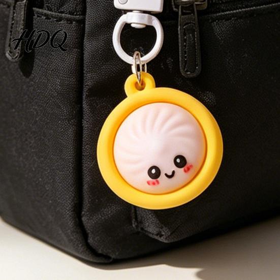 Dumpling Keychain Mini Pendant 6/8/10Pcs Soft Cartoon Snack Lightweight Accessories for Backpacks Keys Bags
