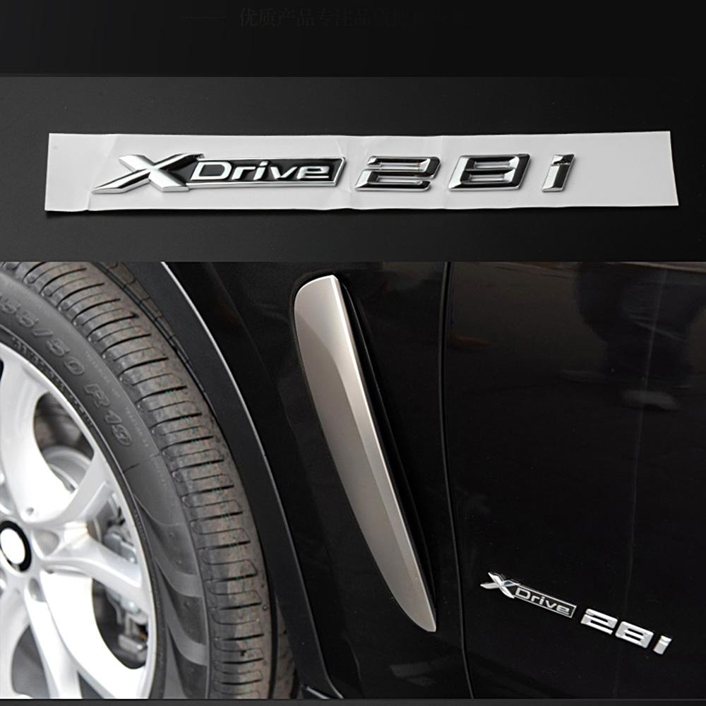 Car Body Trunk Emblem Sticker Xdrive 18i 20i 23i 25i 28i 30i 35i 40i 45i 48i 50i 55i Badge for BMW E90 F39 E46 E60 F10 X3 X5 X6