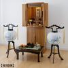 Buddhist altar shop Takita Shoten Paired Bon rotating Height 80cm x fire box diameter 34cm Washi paper paired Bon lanterns issued by Takita Shoten