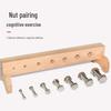 Wooden Screw Assembly Toy: Hand-Eye Coordination Busy Board for Kids