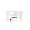 Coffee Table with Drawers, Cloud-Shaped Coffee Table with Open Storage Compartments, High-Quality Materials, 97 X 45 X 43.5