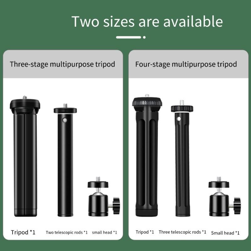 Lightweight PTZ Tripod Scalable Desk Stand for Content Creators and Streamers with Quick Setsup and Strong Stability