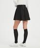 I Parka Black Spiral Pleated Skirt