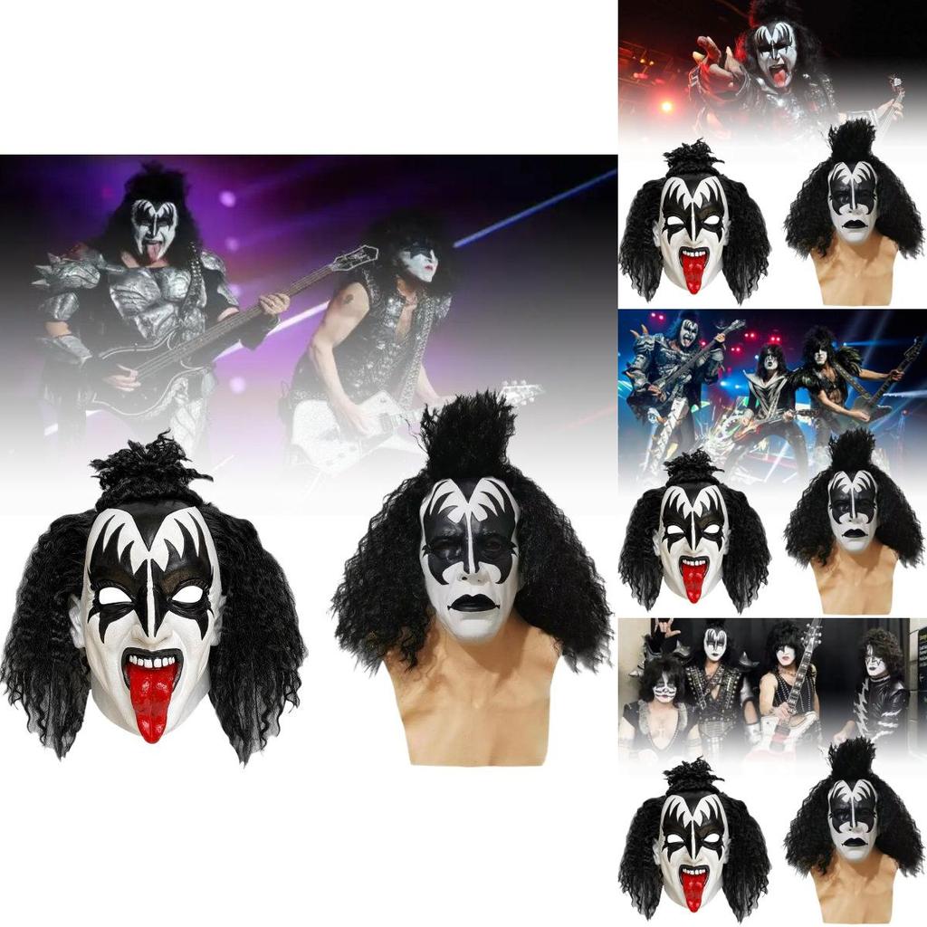 Creepy Leatherface Mask With Hair For Halloween Cosplay Inspired By Chainsaw Horror Movies