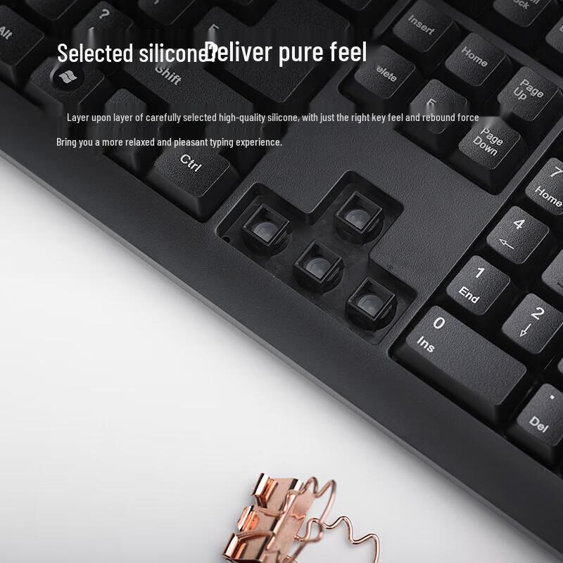 Rapoo K150 Wired Full-Size Office Keyboard