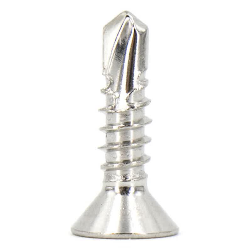 Bingyu 316 Stainless Steel Phillips Countersunk Self-Tapping Drill Screws DIN7504P