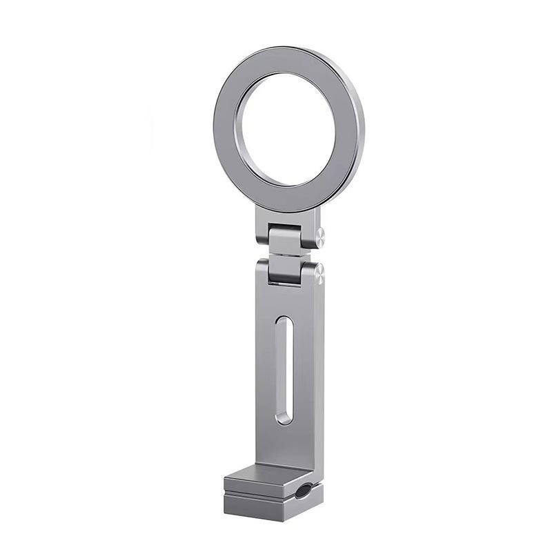 Magnetic Airplane Phone Holder Universal Travel Desk Cell Phone Mount Stand Foldable 360° Rotation Selfie Stick Phone Support