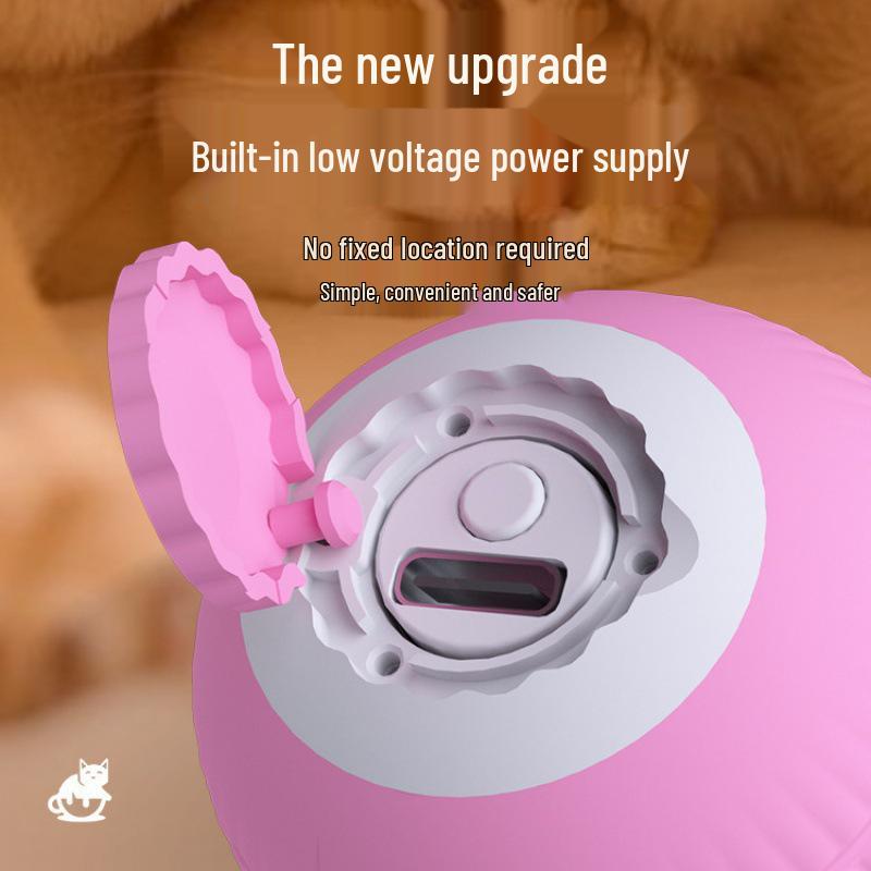 Selbstbespaßungs-Schwerkraft-Katzenspielzeugball: Automatisches Kau- und Plüschspielzeug zur Linderung von Langeweile bei Haustieren