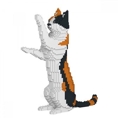 Blok dla kota JEKCA Tricolor Premium, 6 Meow Nyang Punch Tricolor, popularne koreańskie zabawki
