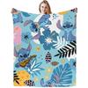 Stitch Flannel Blanket Star Baby Blanket Air Conditioning Blanket Nap Blanket Flannel Blanket Cross Border