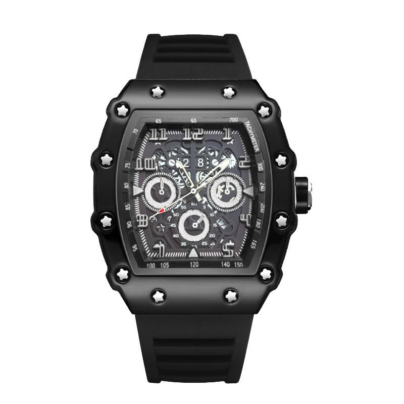 Men's Watch Casual Waterproof Fashion Dopamine Dial Trendy Sports Student Quartz Wristwatch