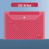 A4 Transparent Waterproof Snap Button Document Bag - Customizable Label Plastic Archive Bag