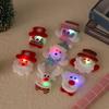 Christmas Decoration Luminous Christmas Brooch Daily Necessities Children's Gifts Party Supplies Starlight Holiday Atmosphere