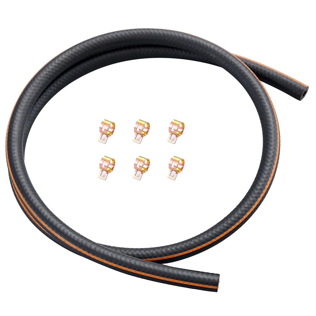 Pronese Fuel Hose, Inner Diameter 0.2 inch (4 mm), Total Length 3.3 ft (1