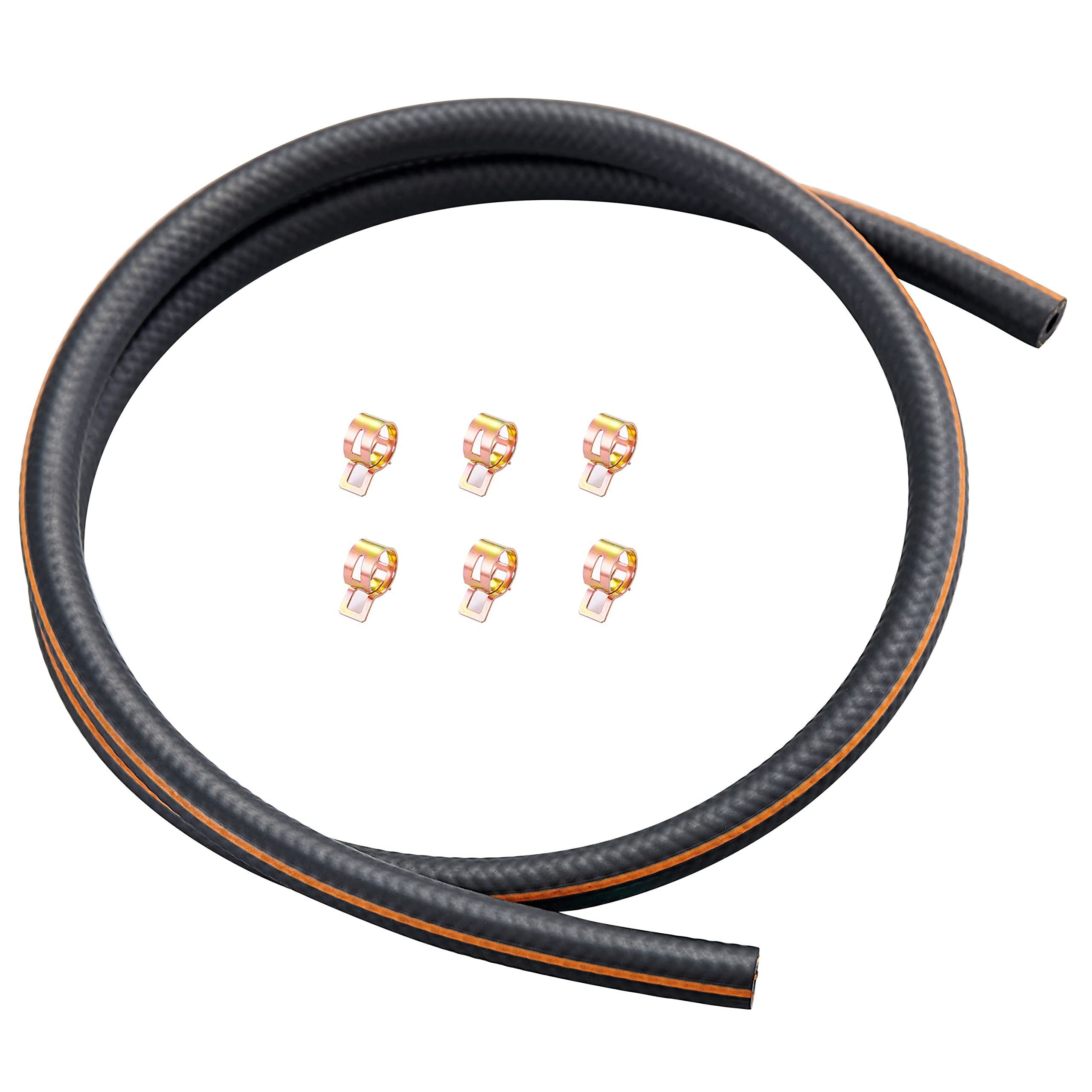 

Топливный шланг Pronese, внутренний диаметр 0,2 дюйма (4 мм), Общая длина 3,3 фута (1 Inner diameter 4mm чёрный