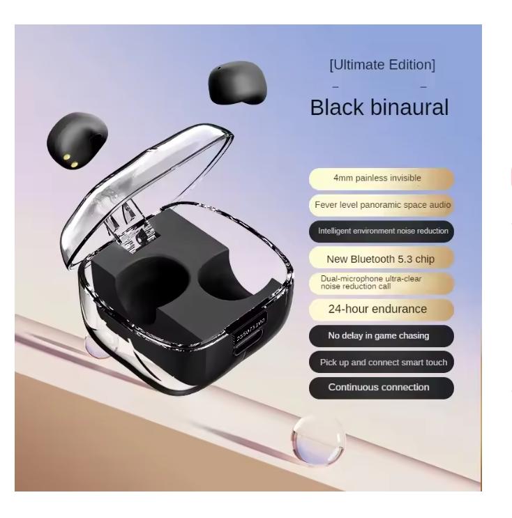 2025 NEW Mini Sleep Earphones Wireless Invisible Earbuds Bluetooth 5.3 Headphones Noise Reduction Waterproof Sports Headsets With Mic