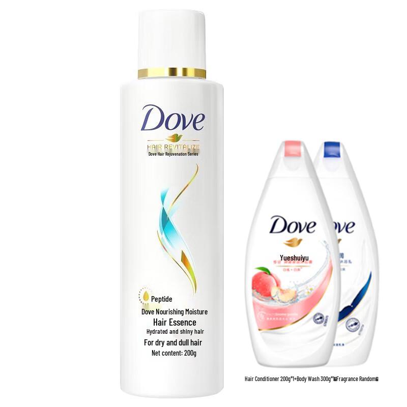 Dove Nourishing & Moisturizing Hair Treatment & Body Wash Set