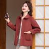 Women's Autumn/Spring Woolen Coat for Middle-Aged