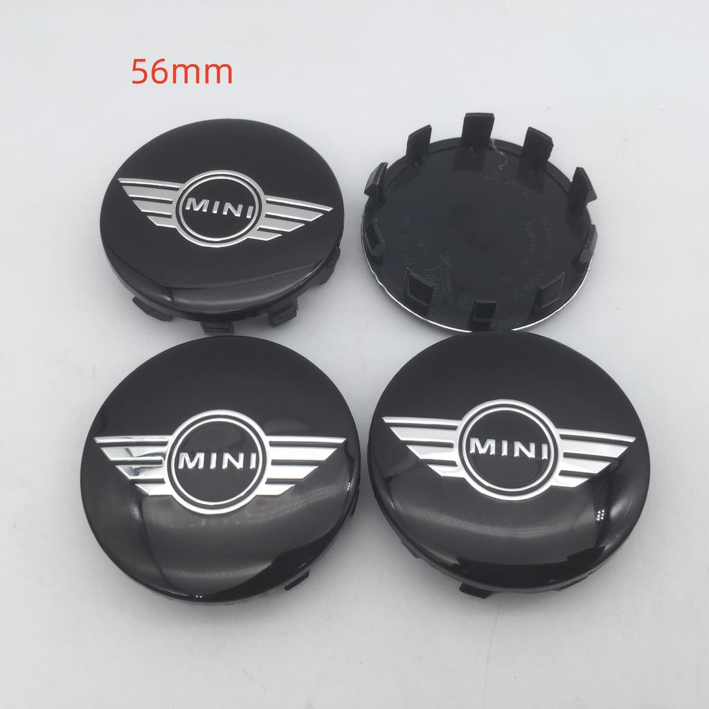 4pcs 54mm 56mm forMINI Car Emblem Wheel Hub Center Cap Badge Covers Sticker Decal Styling Accessories