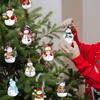Christmas Wooden Pendant Navidad Natal Noel Tree Faceless Doll Hanging Ornament Christmas Decoration For Home 2026 New Year 2026