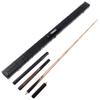 Cuesoul Handmade Piece Snooker Cue Black Cue Case Extension Cue 57", Rosewood, 3/4 + + (CSSC012)