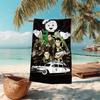 1Pc Ghostbusters Marshmallow Men Beach Towel Microfiber Beach Towel Thin Absorbent For Beach Swimming Yoga Bath Sports 0917147
