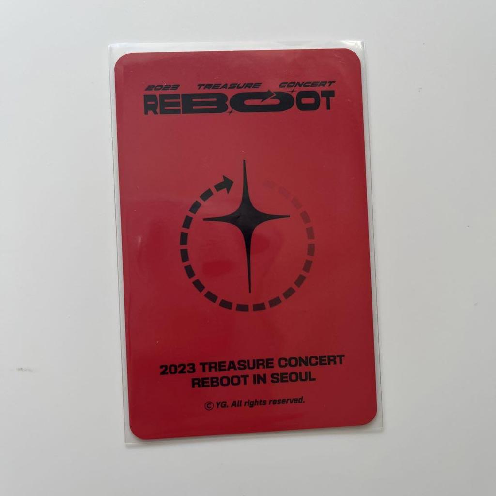 [USED] REBOOT Seoul Concert MD Trading Card Jungwoo