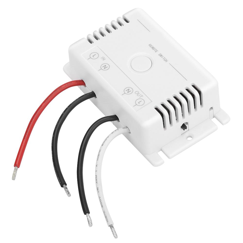 AC90 250V Intelligent Remote Control Manual Dual Channel Power Off Switch