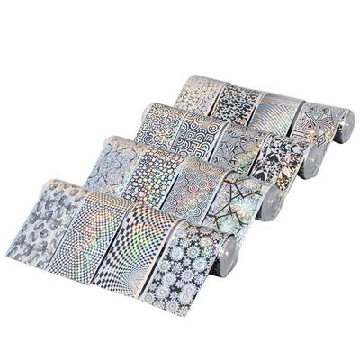 Famous Beautyful Laser Starry Nail Foil Transfer Art Nail Sky Sticker DIY Manicure