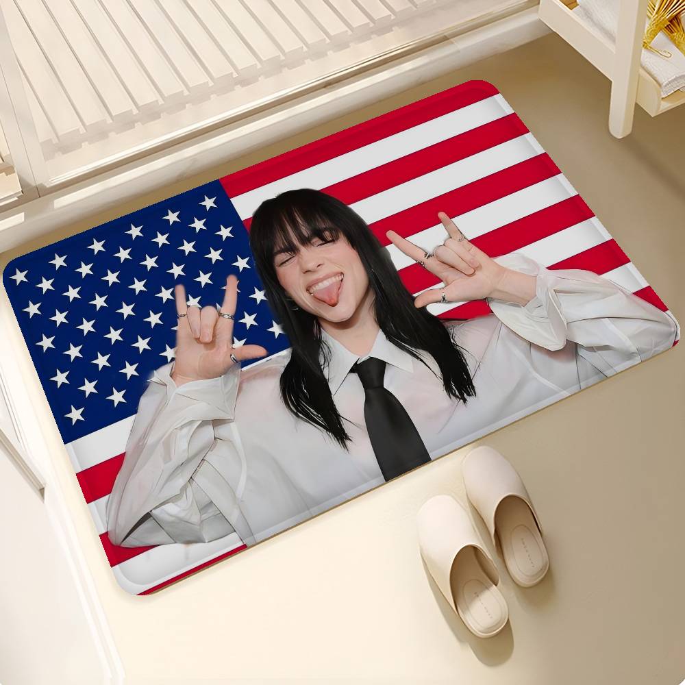 Pop Star B-billie Room Mats Cheaper Anti-slip Modern Living Room Balcony Printed Household Carpets