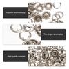 100 Stück 11mm Druckknöpfe Schnallen Zackenknöpfe für dünne Stoffe Heimreparatur Grenzüberschreitender Verkauf Bastelklammern Bandana Lätzchen