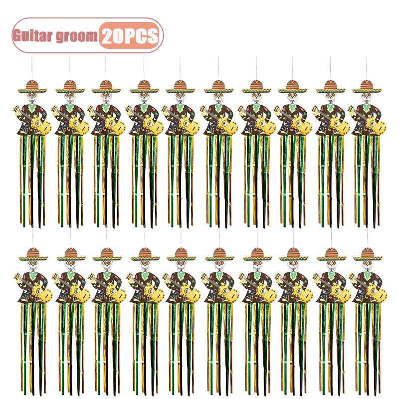 1-20PCS Halloween Pumpkin Bat Hanging Garland Party Decor for Bar Mall Scene Setup Background Wall Atmosphere Props
