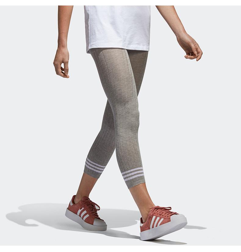 Adidas Adidas Trefoil Tight 3 Stripes Knitted Leggings Tights Br9627 S